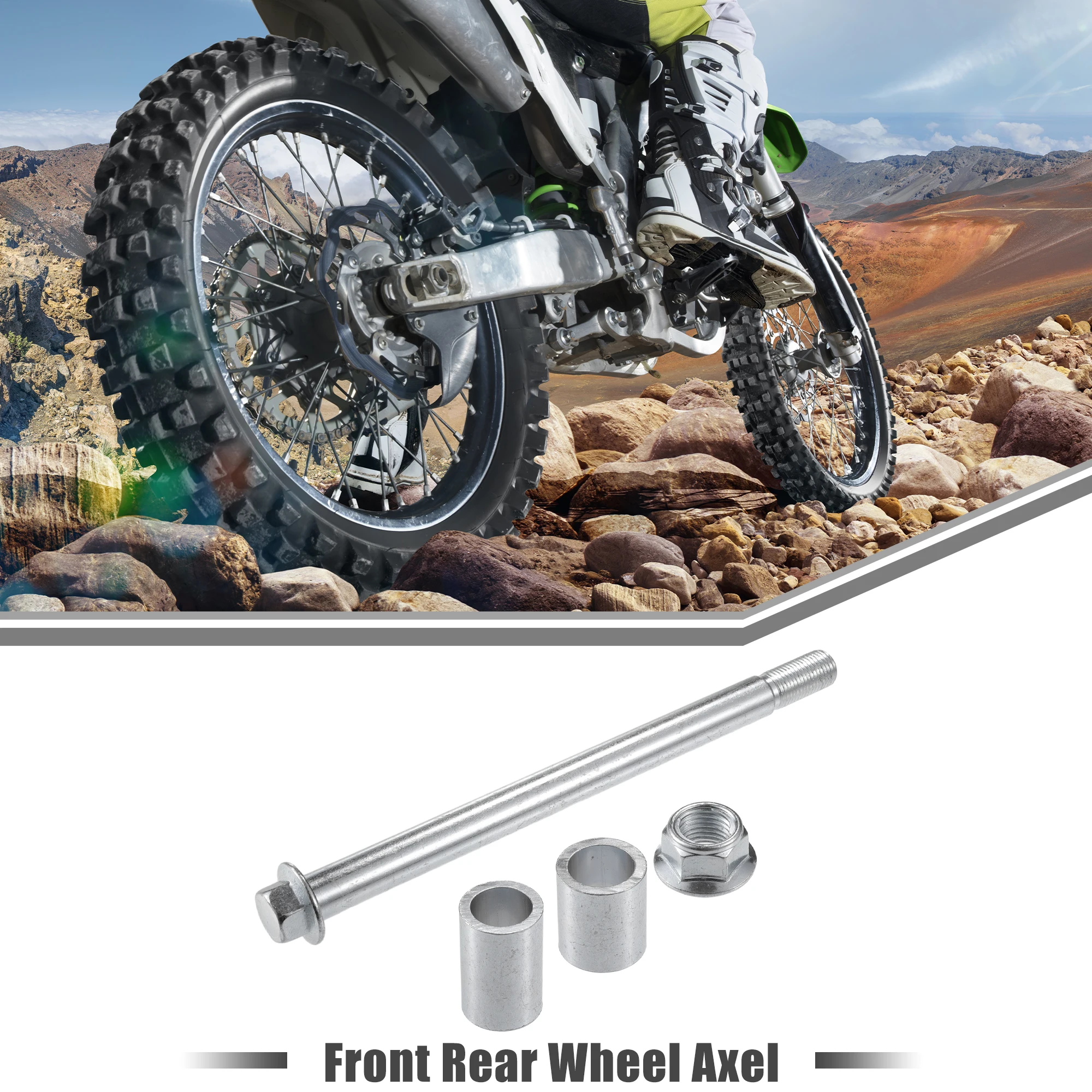 X Autohaux 1 комплект Передняя Задняя ось ATV с втулкой и винтовым болтом M14 205 мм 210 215 220