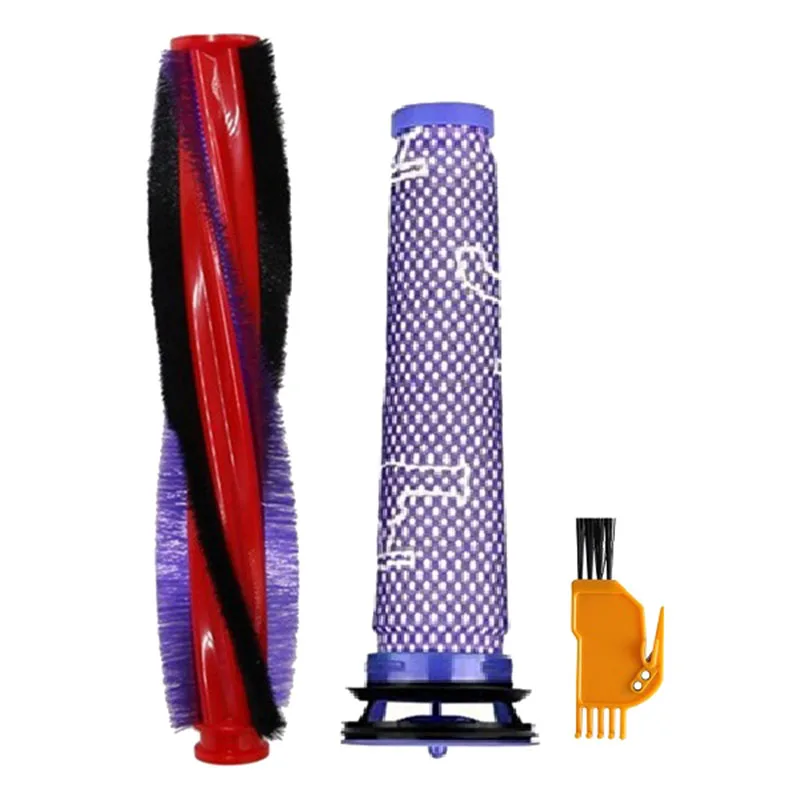 Набор для очистки фильтров с роликовой щеткой подходит пылесоса Dyson V6 DC59 DC62 SV03