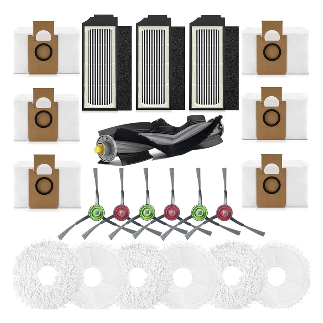 

Сменный Набор аксессуаров для уборки дома для робота-пылесоса Ecovacs Deebot X1 TURBO / OMNI