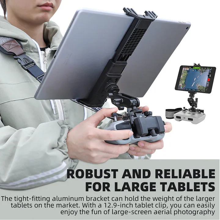 

Складной расширительный кронштейн для DJI Mavic Air 2 3 2S Mini 2 Mavic Drone, держатель для планшета с дистанционным управлением, зажим с ремешком на шею
