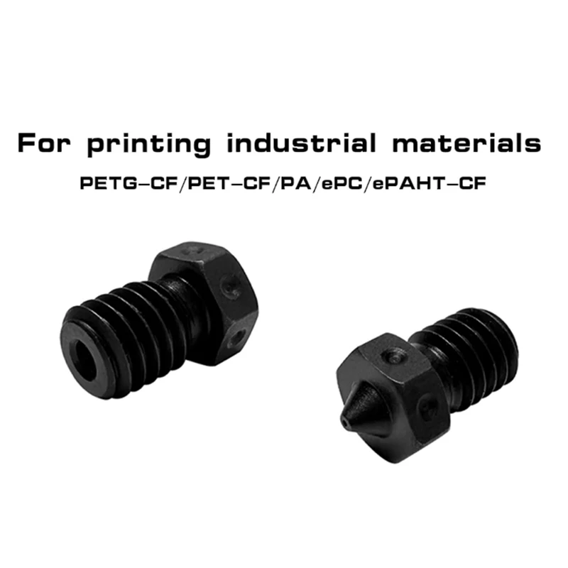 Сопла V6 из хромированного сплава Master HR65 E3D сопла для 3D принтера Mega Chiron Voron2.4 1 75 мм Φ