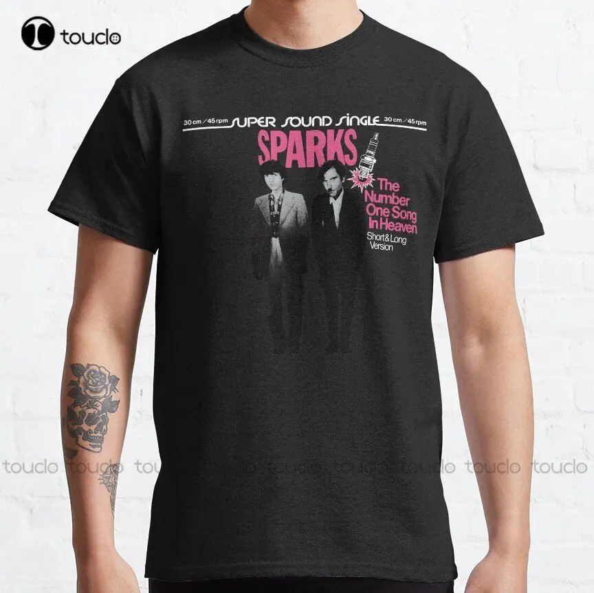 

Spark-The Number One Song In Heaven Классическая футболка на заказ Aldult Teen унисекс цифровая печать футболки под заказ Gift Xs-5Xl