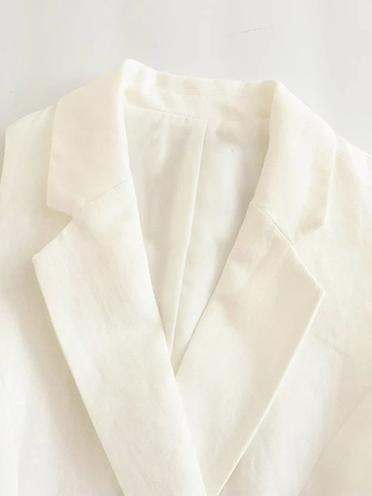 Женский костюм-двойка Traf с v-образным вырезом без рукавов из смешанной ткани