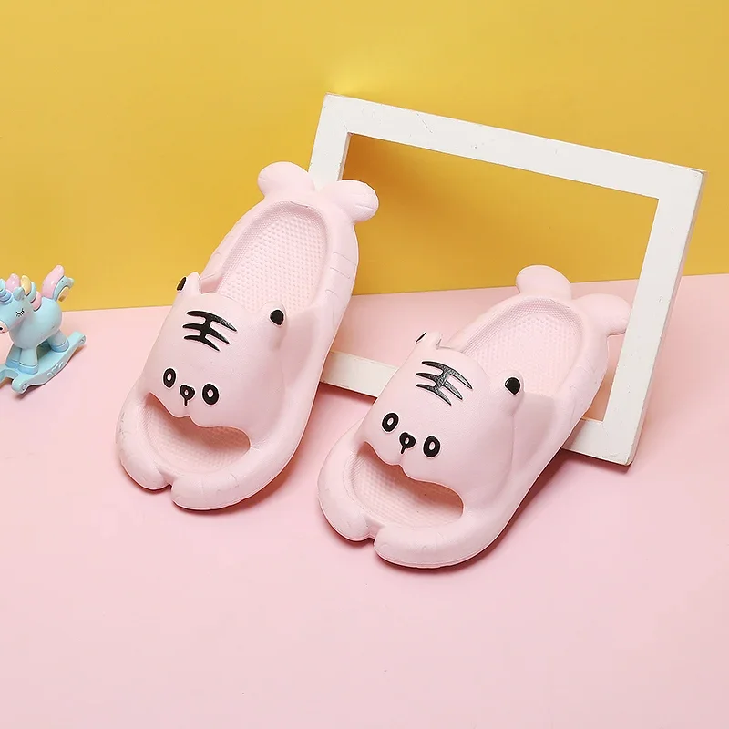 Детские мюли и сабо Нескользящие сандалии с тигром удобные пляжные тапочки