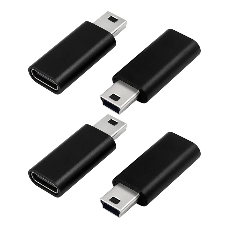 

4 шт., переходник с USB C на Mini USB 2,0