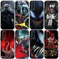 marvel venom cool phone case for huawei honor 10 v10 10i 20 v20 20i 10 20 lite 30s 30 lite pro soft back liquid silicon