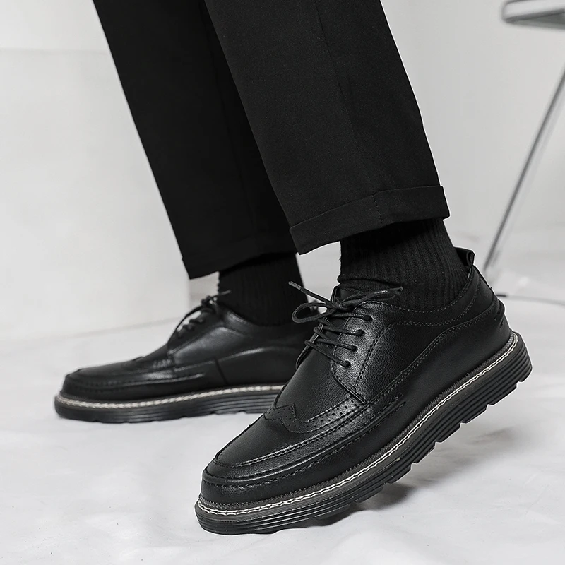 Кожаная обувь Повседневная деловая для мужчин Платье Tenis De Hombre Мокасины Mokasin Caballero