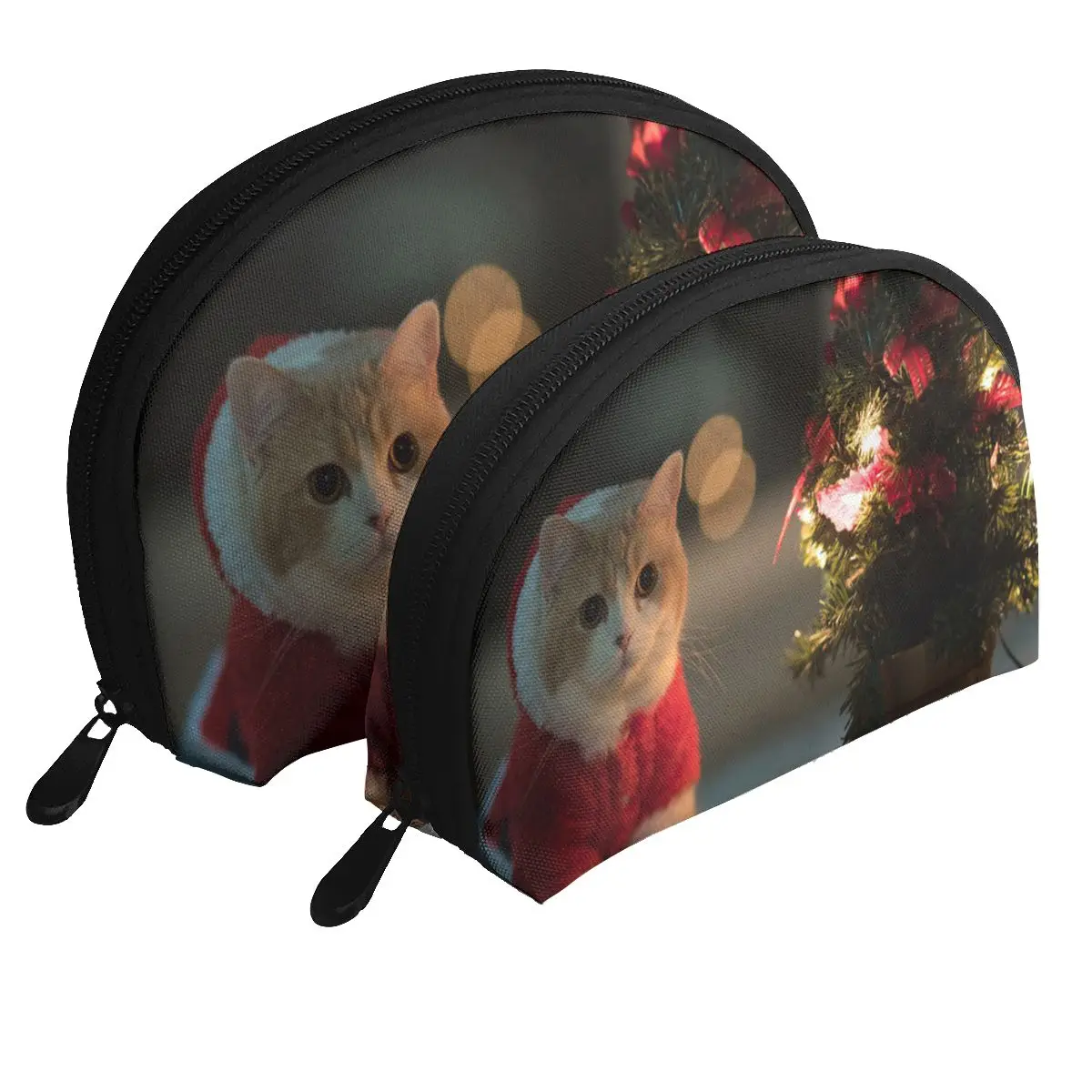 

Женская сумка-клатч из 2 предметов, с принтом