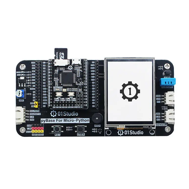 Фото Плата для разработки pyboard STM32F405, комплект для программирования встраиваемых микроконтроллеров, совместимый с MicroPython №2