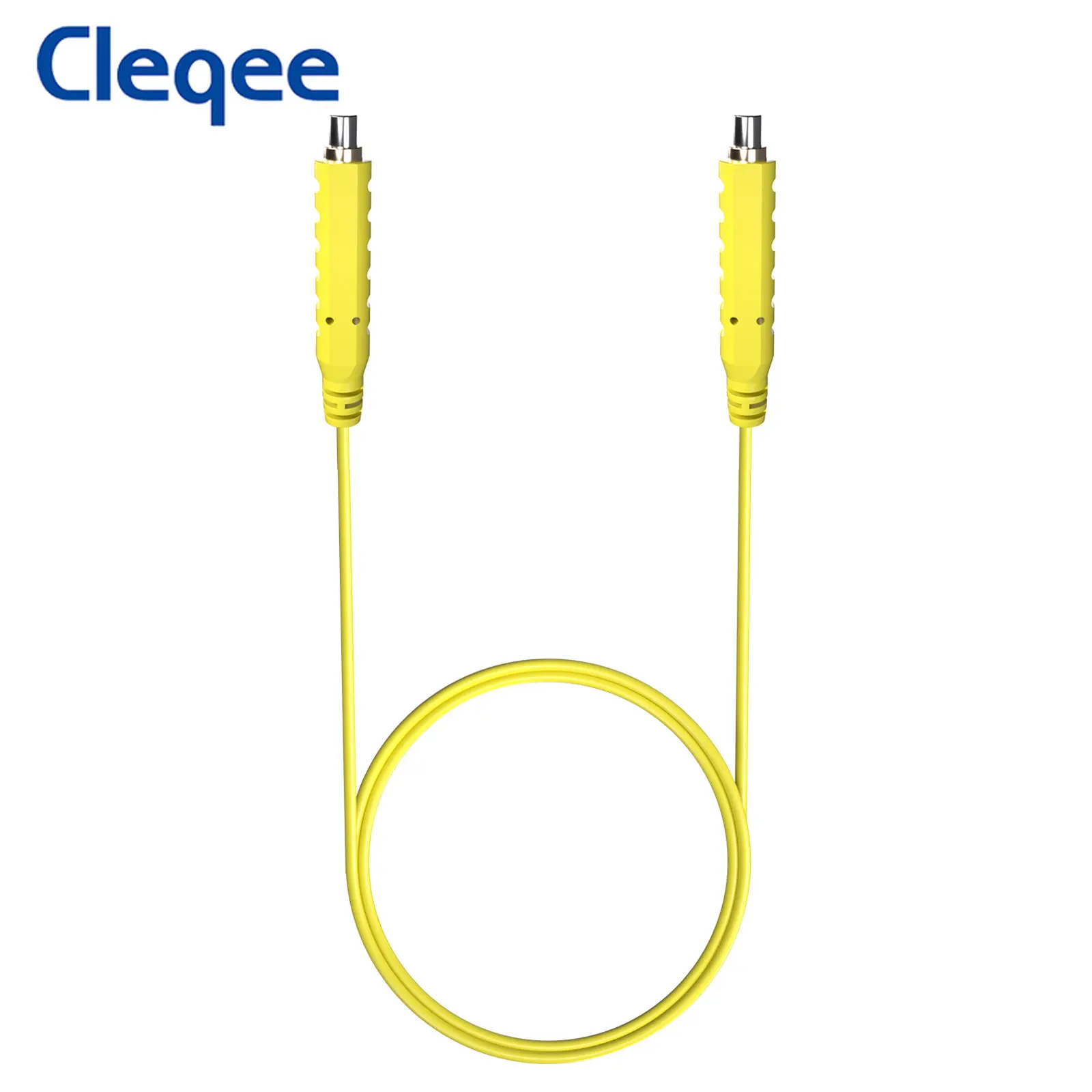 

Магнитные тестовые выводы Cleqee, 1 шт., провод ОВКВ, 30 В, 5 А, магнитный Перемычка низкого напряжения, 20AWG, силиконовый кабель 1 м, желтый, T10005.3