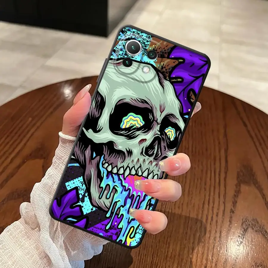 Фото Чехол для телефона Gluo Skull для Xiaomi Mi 17 Pro Max 10T 17T 14 12 11T 13 Lite 11 15T 12X 12T №4