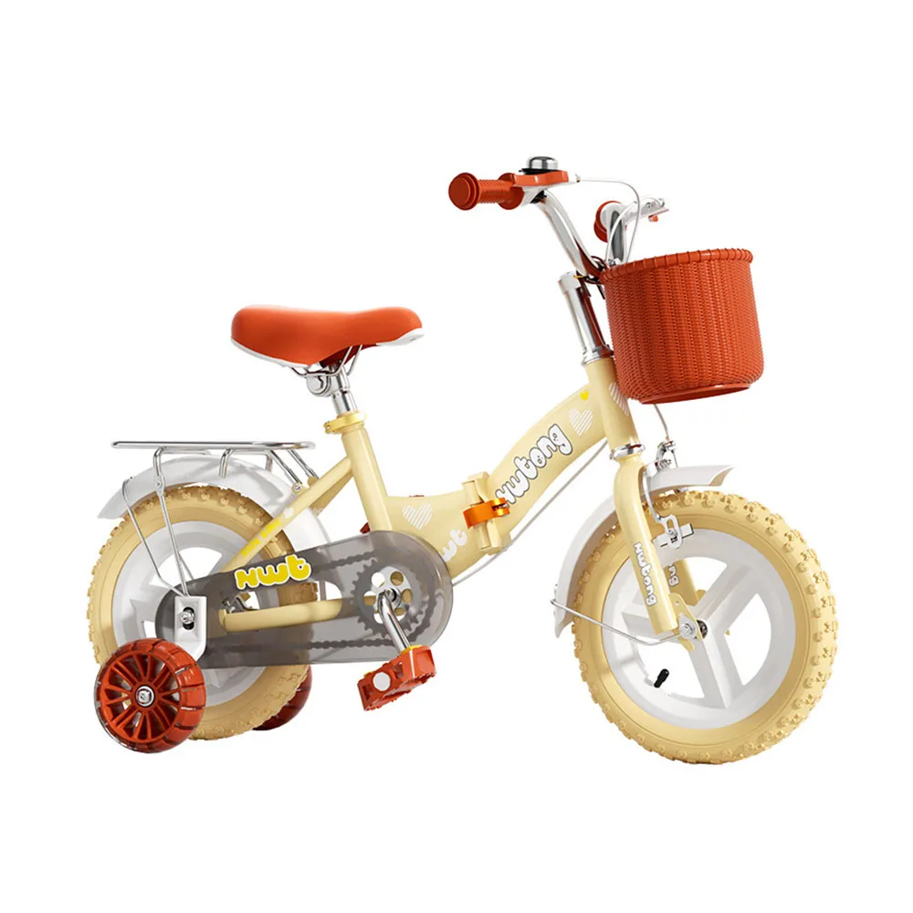 18/20 Inch Childrens Bicycles Integrated Hummer Flash Assist Wheel With Rear Seat Basket Roll Over Prevention Bike