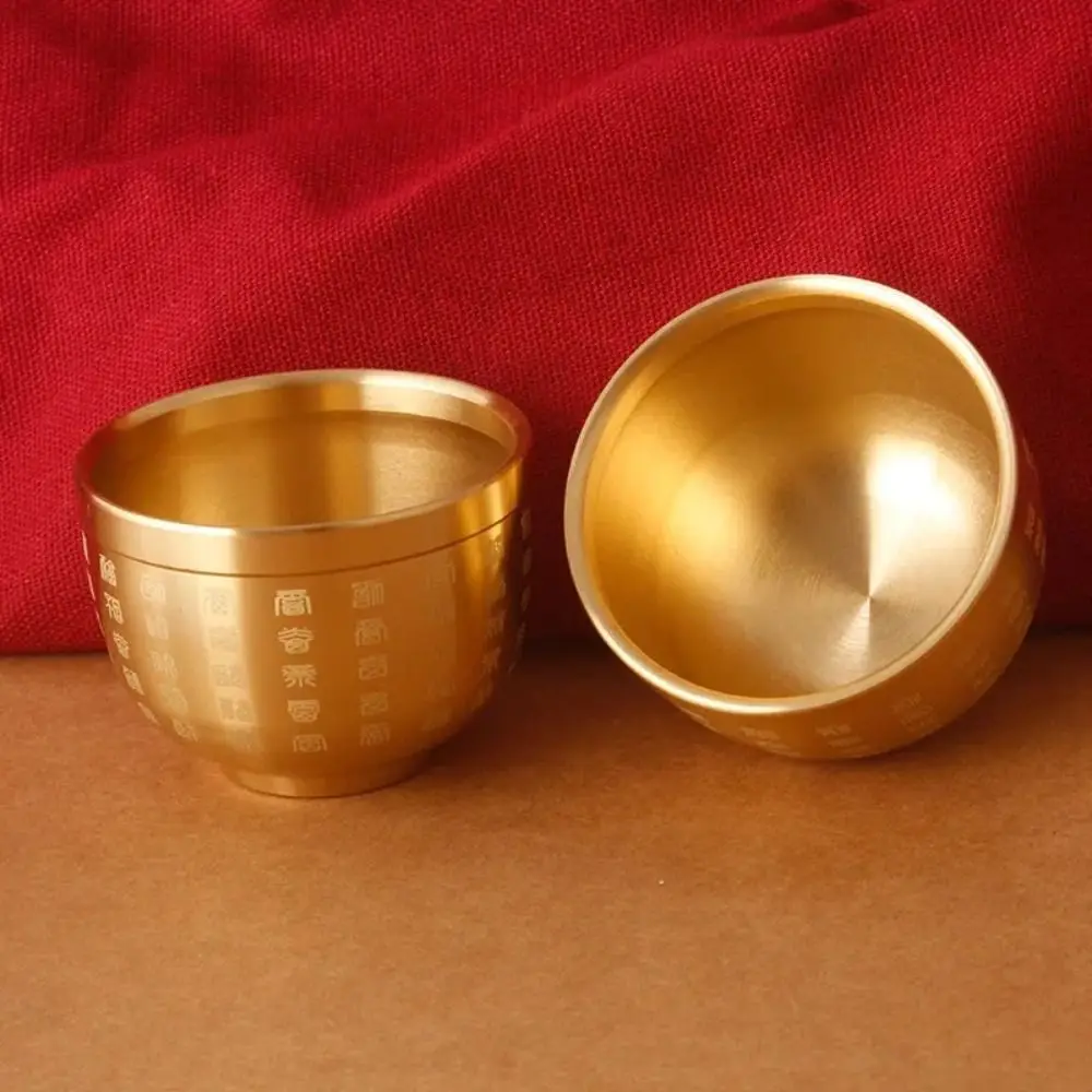 

Attract Wealth Baifu Cup Fortune Cornucopia Lucky Rice Cylinder Buddhist Wine Cup Excellent crafts Housewarming Gift