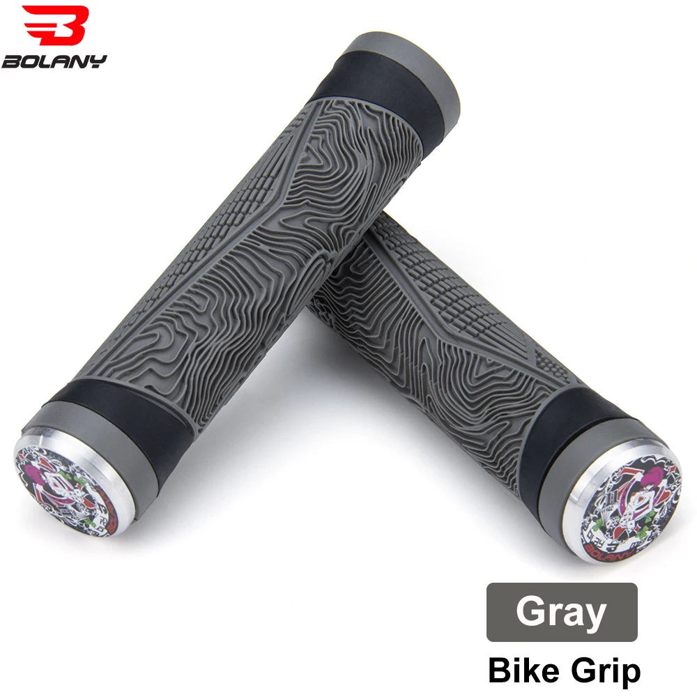 

Bolany 1 Pair Bicycle Grips Anti-slip Ultralight Silicone MTB Mountain Road Bike Handlebar Tapes Handle Cover Cycling Parts