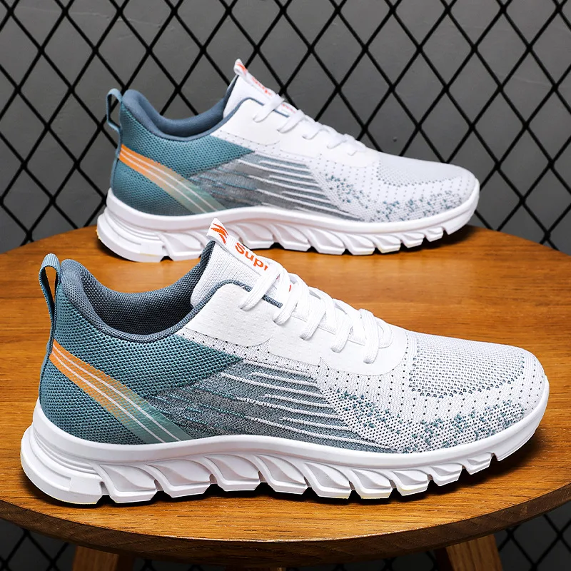 

2023 New Mesh Breathable Men's Casual Sneakers Sports Running Shoes Tennis Outdoor Walking Shoes Men Male Footwear кеды мужские