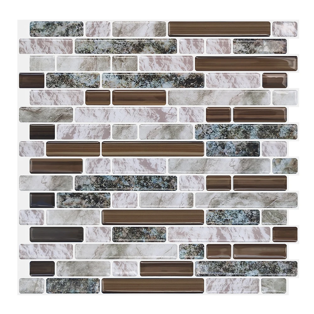 Самоклеящаяся кухонная плитка с имитацией мрамора 12 х12 дюймов | Дом и сад