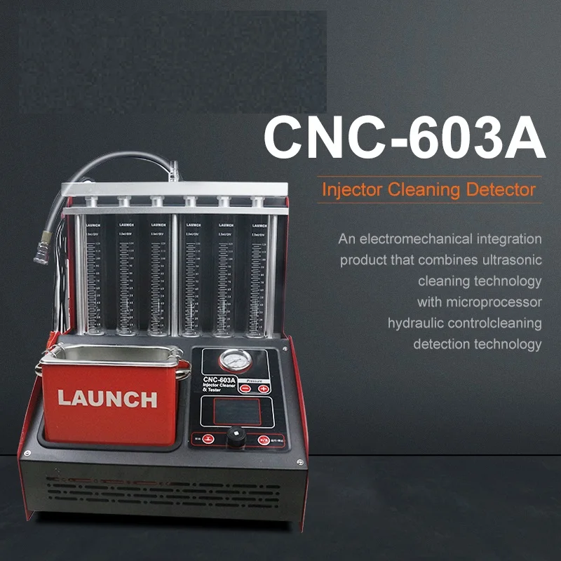 

LAUNCH CNC 603A Injector Cleaner & Tester CNC 603C Fuel Injector Tester Cleaning Machine Test Bench Equipment tools for garage