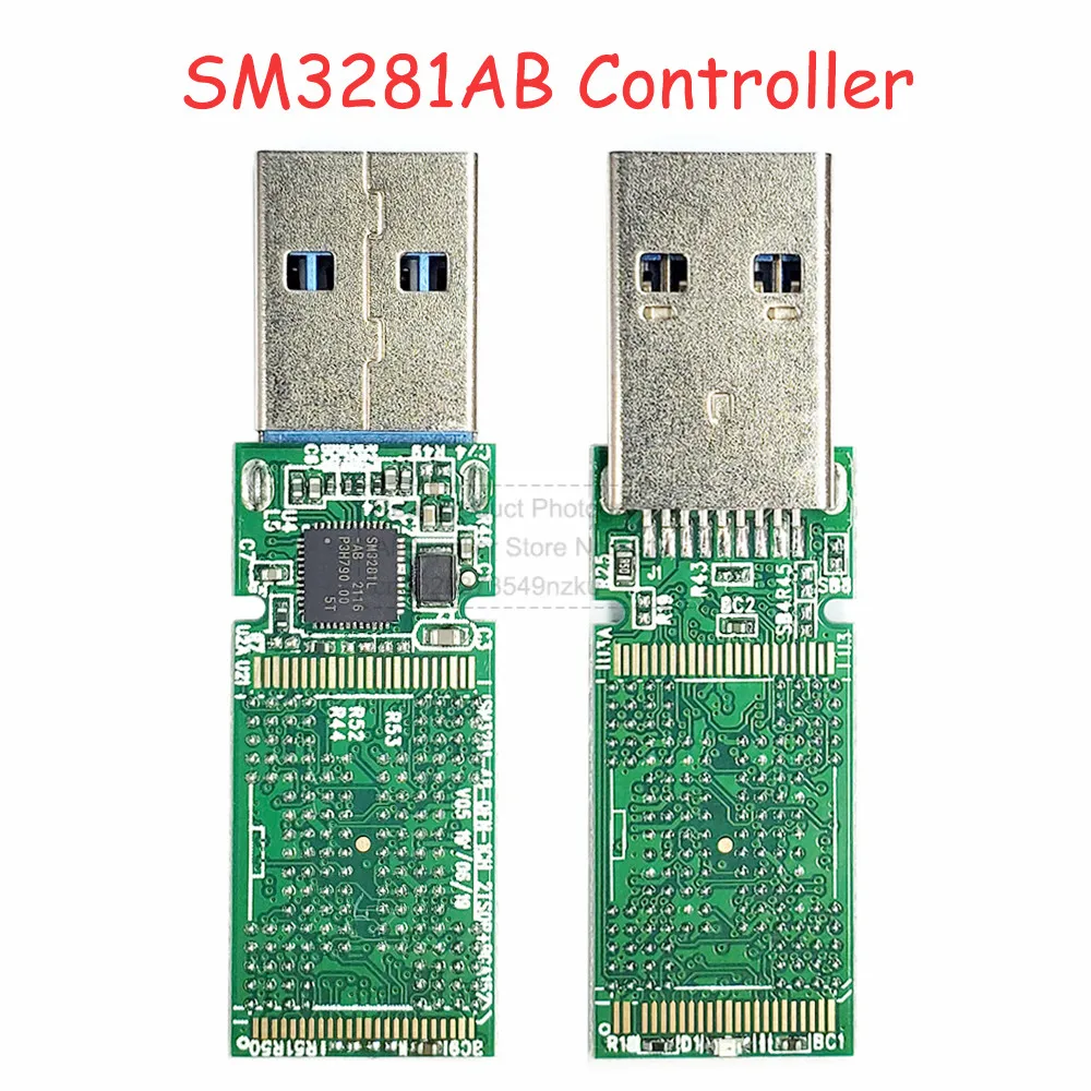 SM3281AB материнская плата PCBA для NAND Flash USB3.0 с двойной сваркой BGA132 BGA152 чип U диск PCB