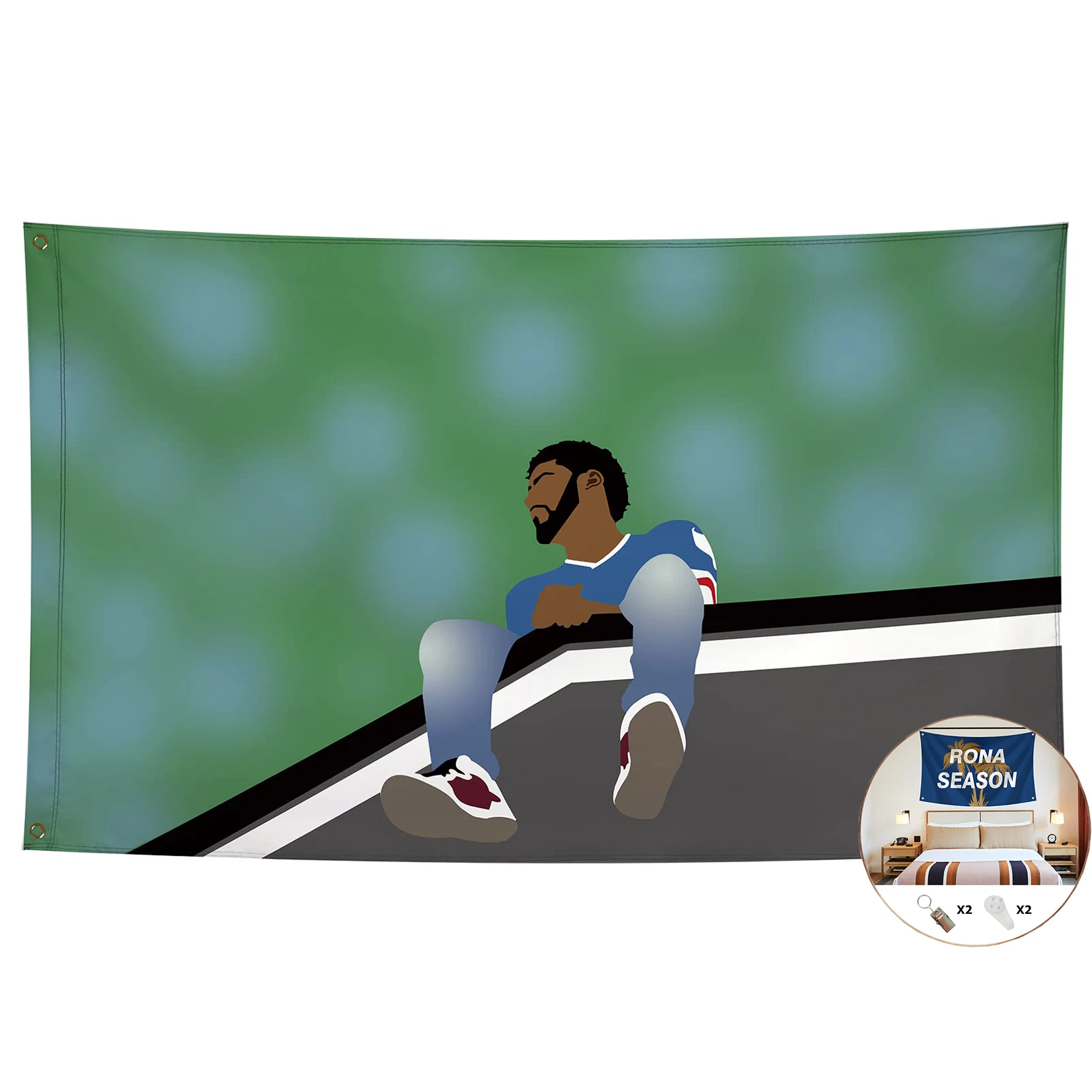 

Hip Hop Cole Flag Tapestry Man Cave Wall Flag for College Dorm Cave Funny Quotes Dorm Banner Vivid Color Hanging Decoration