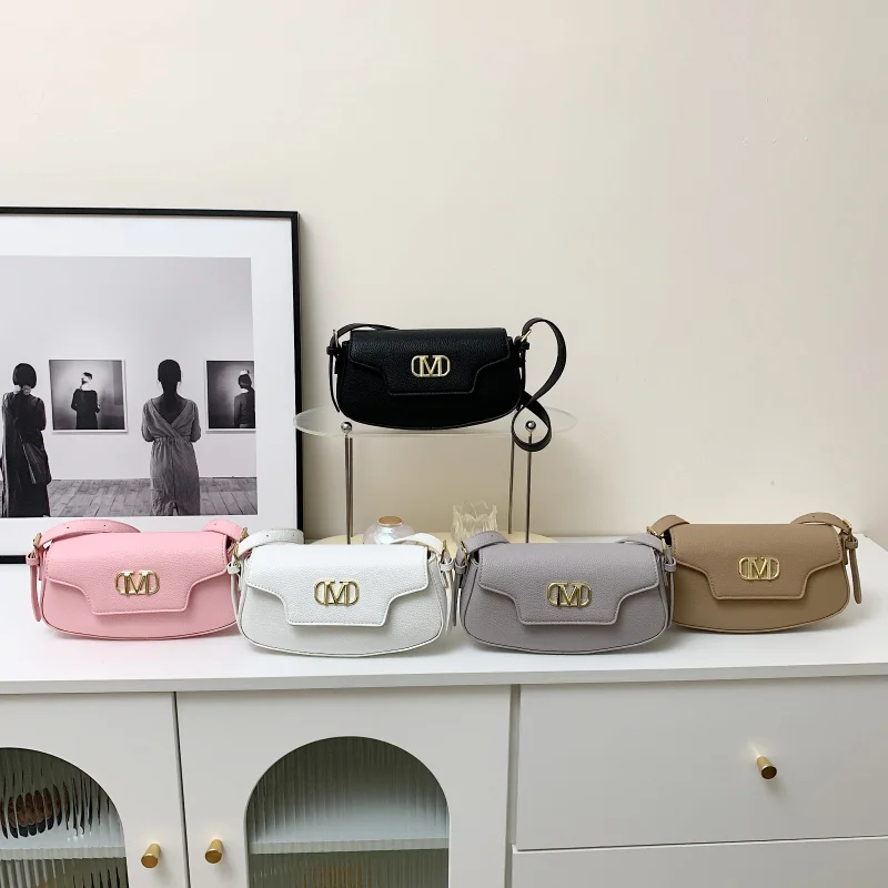 2023 New Casual Chain Crossbody Bags For Women Fashion Simple Shoulder Bag Ladies Designer Handbags Genuine Leather Messenger