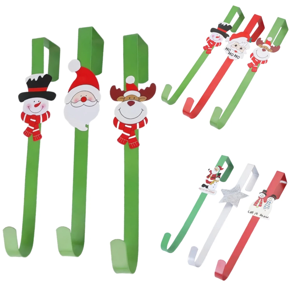 Набор из трех надежных настенных вешалков чтобы показать ваши красивые сезонные