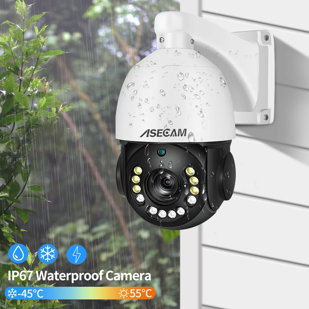 ASECAM 8MP видео наблюдение 4K 30X оптическим зумом RSTP POE SONY IMX415 аудио Hikvision совместимый (art.: 3920d3e0cd487) - 3920d3e0cd487