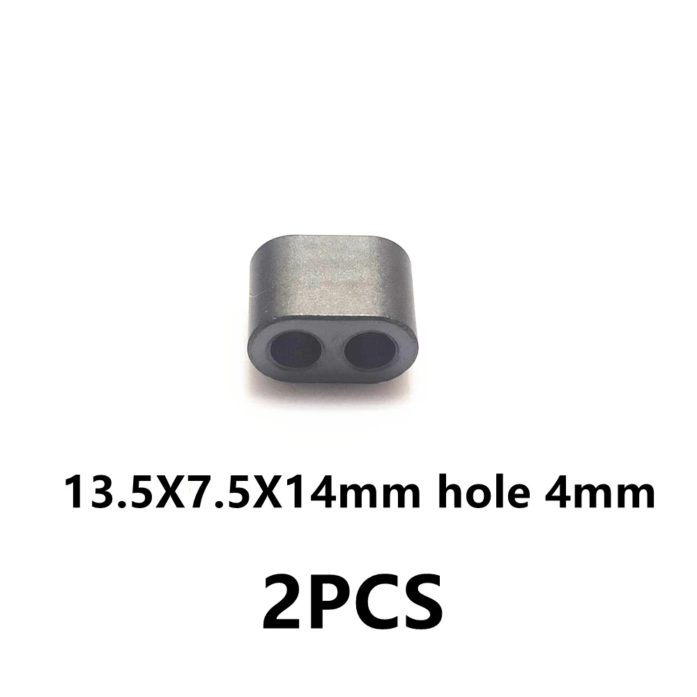 Аксессуары для радиочастотных магнитов, с ферритовым сердечником, с двумя отверстиями, Размер S: 15*8*13,5 мм, размер отверстия: 5 мм/13,5*7,5*14 мм, размер отверстия: 4 мм