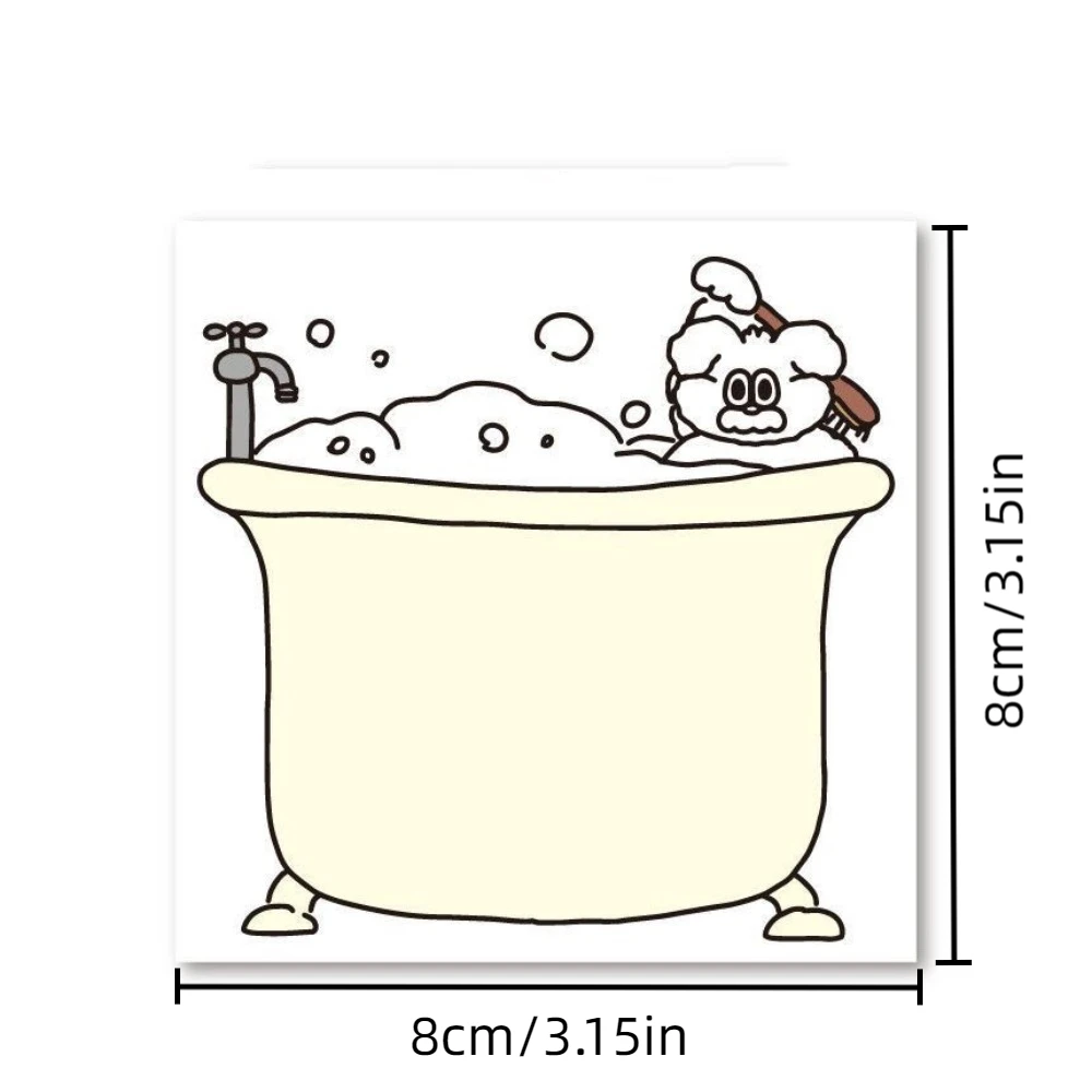 Модная милая липкая записная книжка с героями мультфильмов Ins бумага для