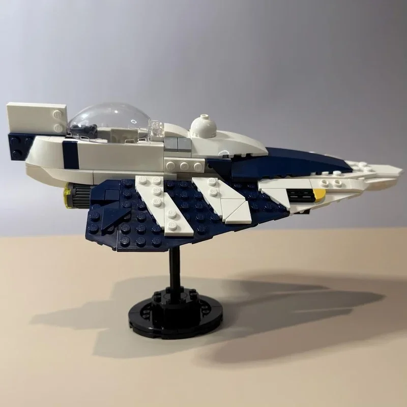 Фото 277 деталей MOC Plo Koon S Starfighter: Альтернативная сборка, модель звездолета для строительства, архитектурные конструкторы, подарки на фестиваль, игрушки, кирпичики №4