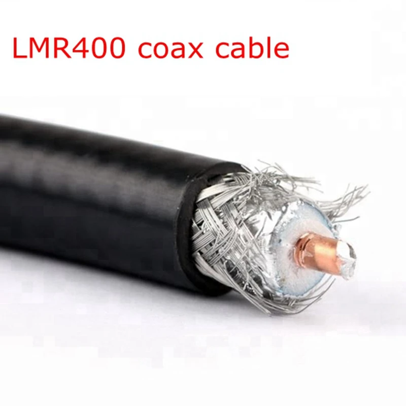 LMR400 LMR-400 RF Coaxial Cable Adapter Low Loss Clamp for Connector Coax LMR400 Cable 50 Ohm