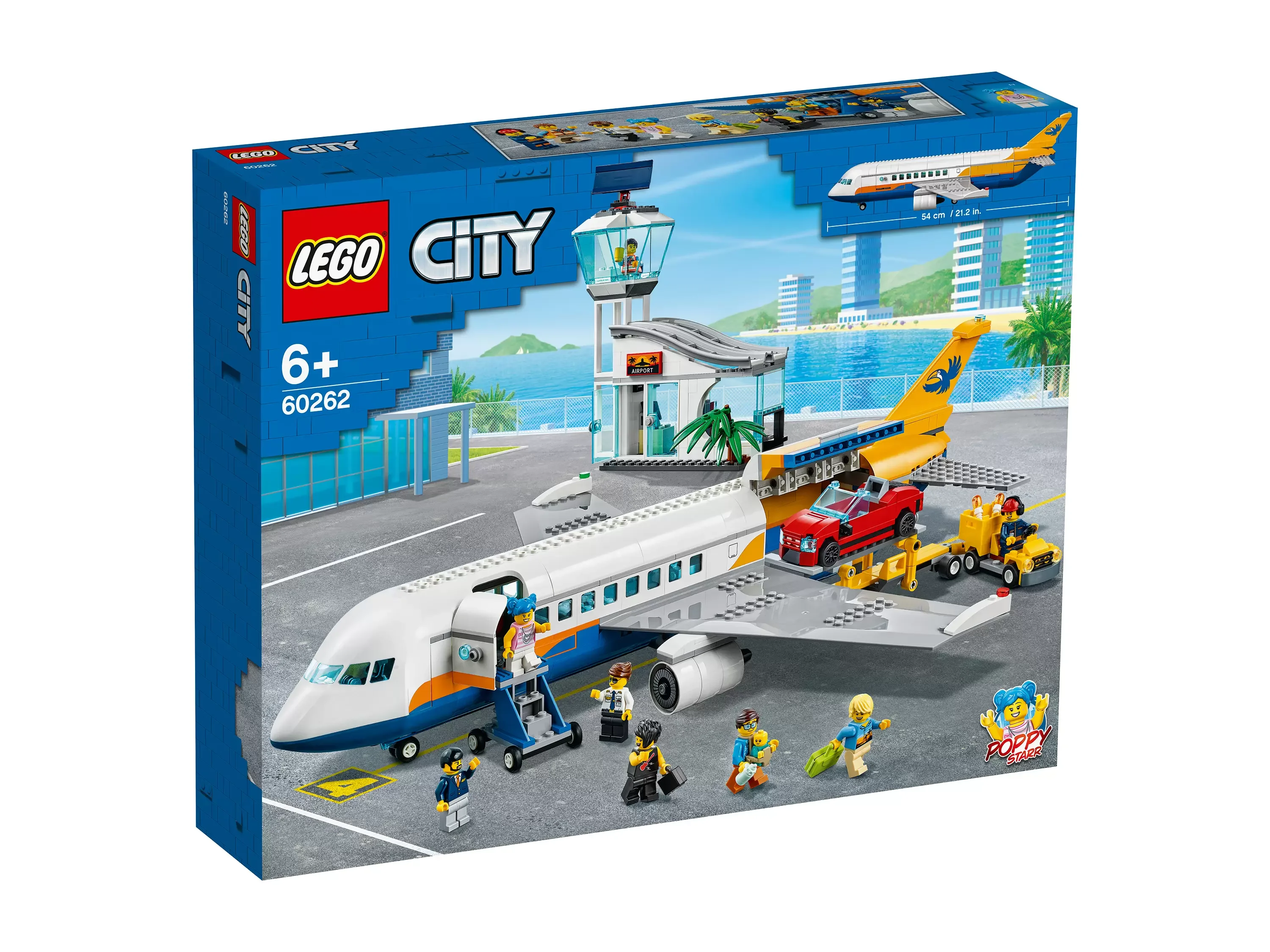 Конструктор LEGO City (Сити) 60262 Пассажирский самолёт 6+ | Игрушки и хобби