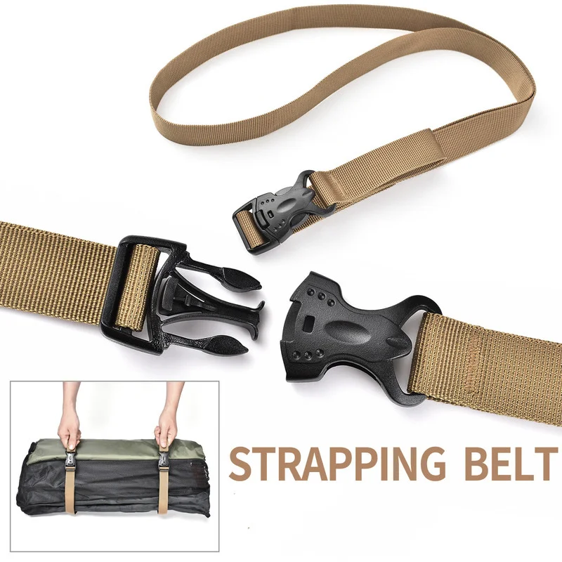 

1PC 135cm Outdoor Luggage Strap Belt Rope Nylon Cargo Straps Hook Fastener for Outdoor Camping Motorcycle Bike Storage Organizer