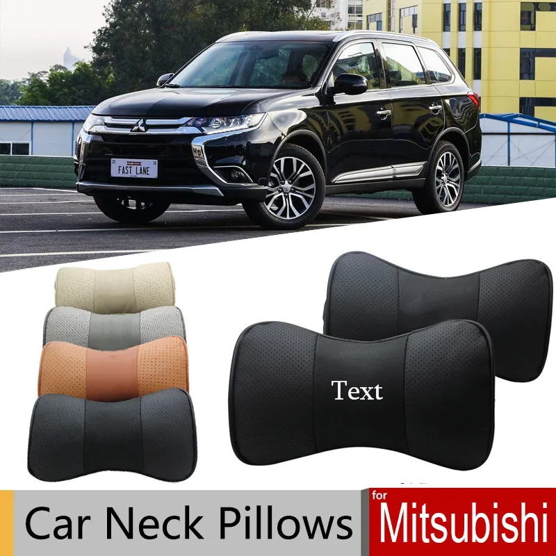 Подголовник Автомобильный из натуральной кожи Подушка под шею с текстом на заказ