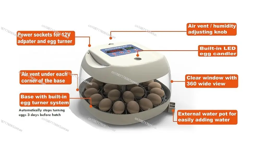 Инкубатор для яиц Manna Pro инкубатор цыплят вмещает 22 яйца