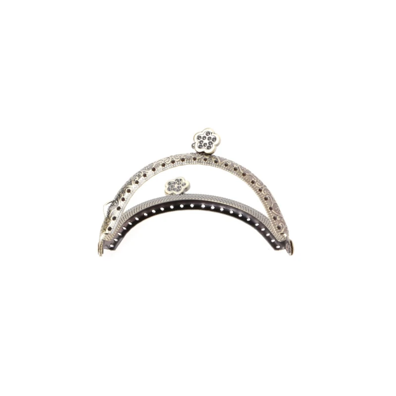 

1PC Retro Flower Metal Frame Kiss Clasp For Handle Bag Purse 8.5cm/10.5cm/12.5cm