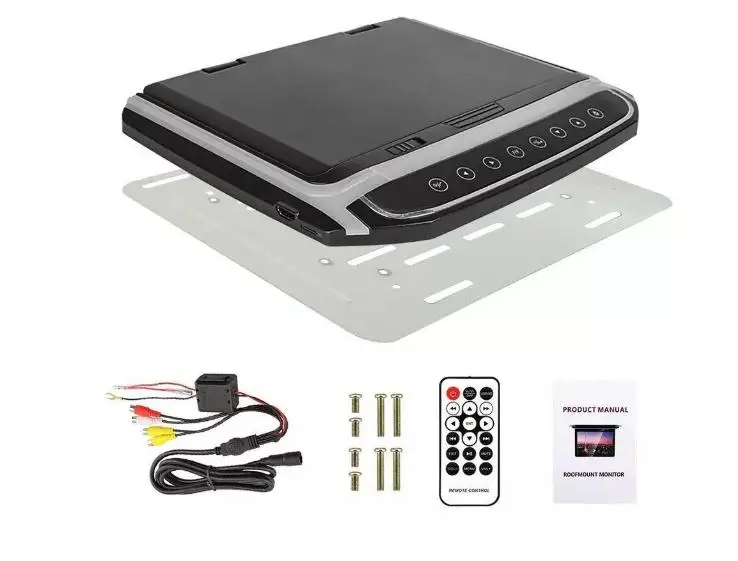 12-дюймовый ультратонкий HD-экран автомобильный флип-вниз кровельный потолочный
