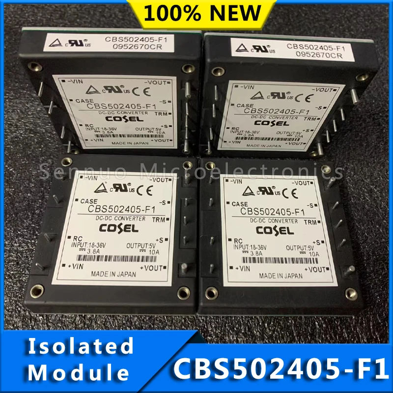 CBS502405-F1 New Original Isolation Module DC DC Converter 1 Output 5V 50W 10A 18V - 36V Input
