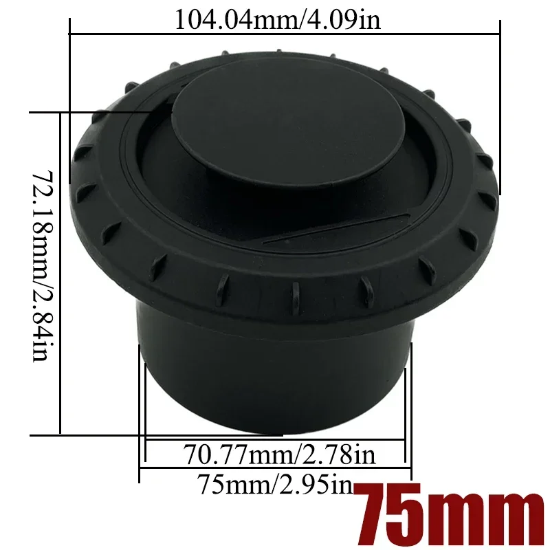 4X 60 мм 75 выходное отверстие для теплого воздуха вращающийся воздушный дизельный