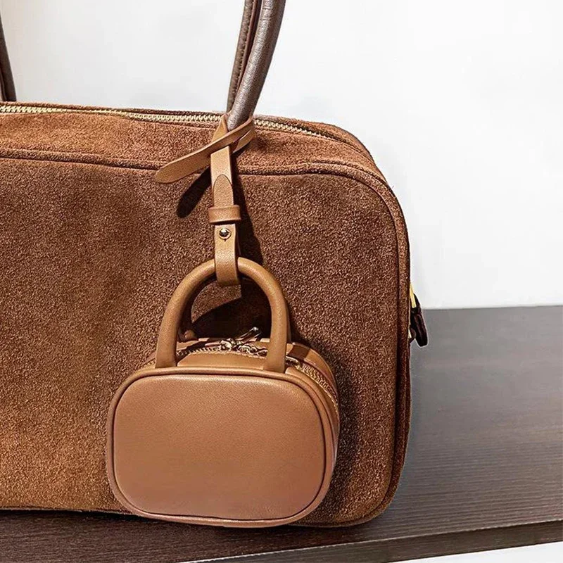 Замшевая сумка-тоут