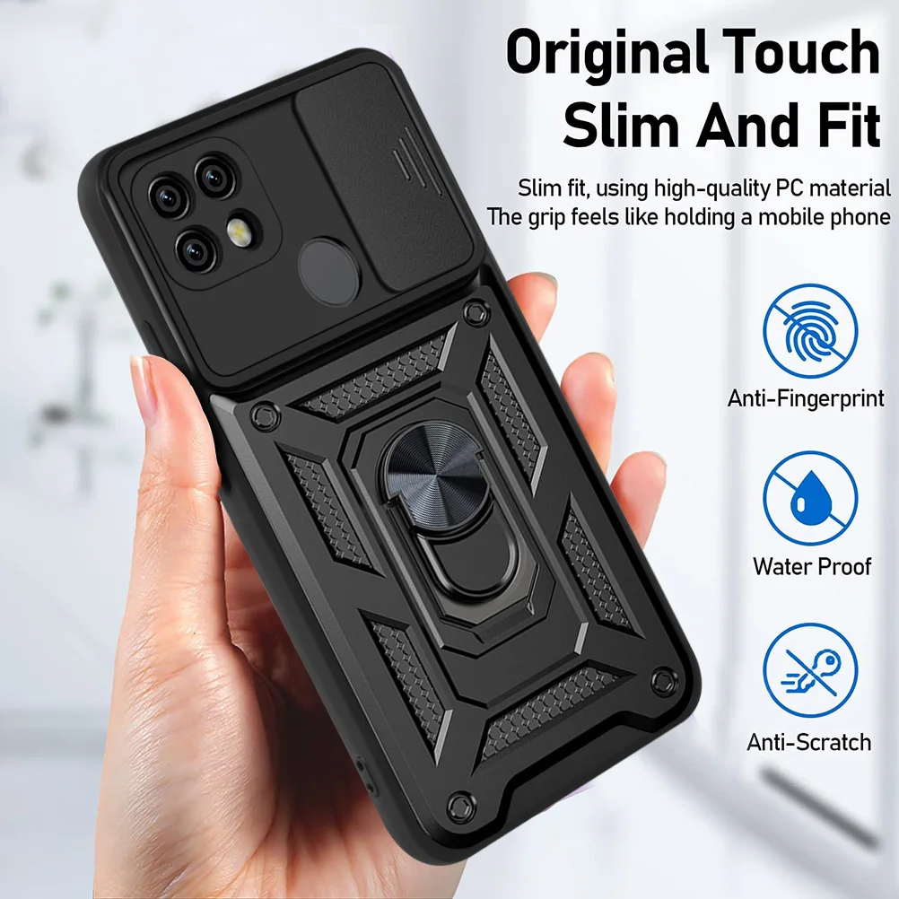 

Противоударный чехол Armor слайд-камера для OPPO Realme 8 Pro 5G C12 C15 C25 C21 C20 C20A C11 2020 дюйма