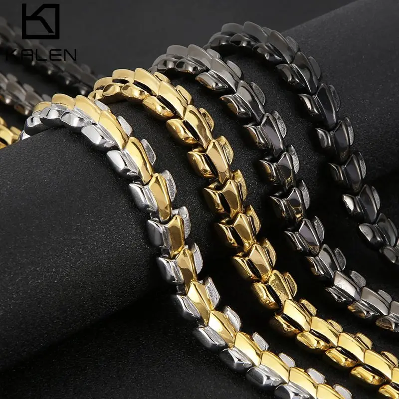 

Viking Dragon Long Necklace Vintage Men Punk Necklace for Men Never Fade Stainless Steel Fashion Jewelry hippop Street Culture