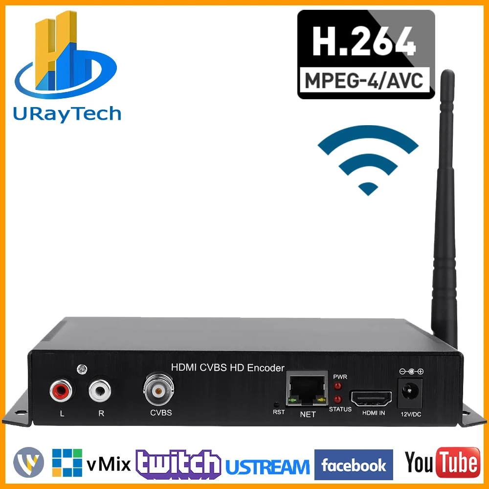 

H 264 HDMI To Ethernet Encoder IP Video Encoder H.264 HD SD Video CVBS AV Encoder Support HTTP RTSP UDP RTMP ONVIF