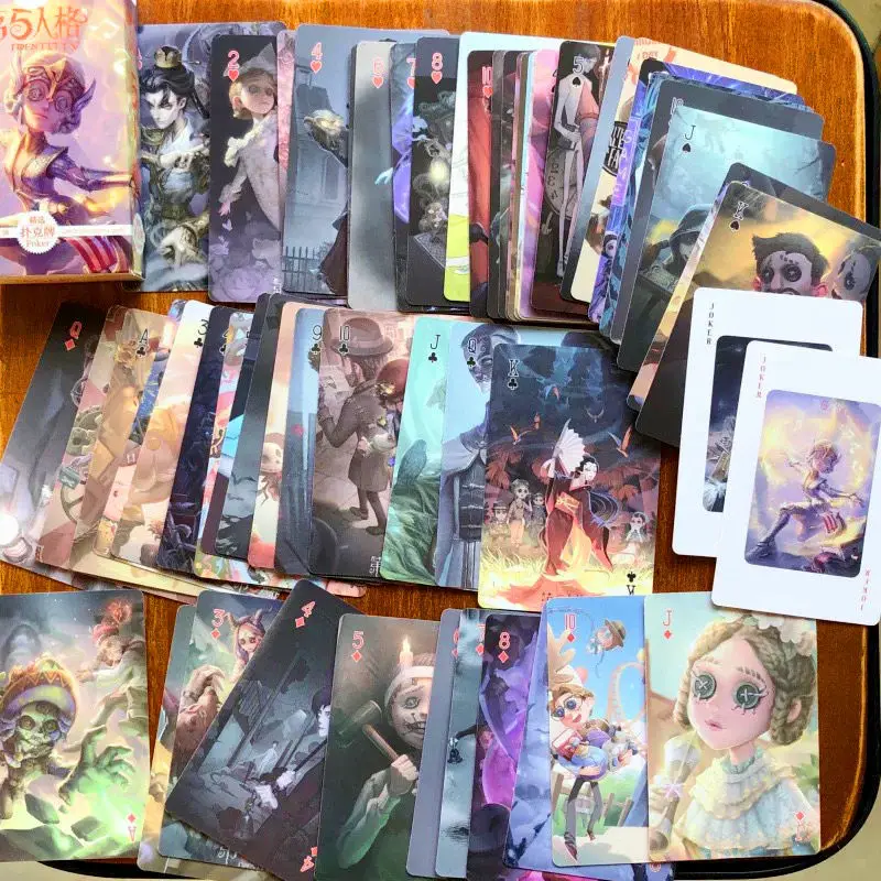 

Identity V Card Games Anime Game Exquisite LOMO Playing Cards Print Photo Poker Cards Toy Comics Character Collection Toys Gift