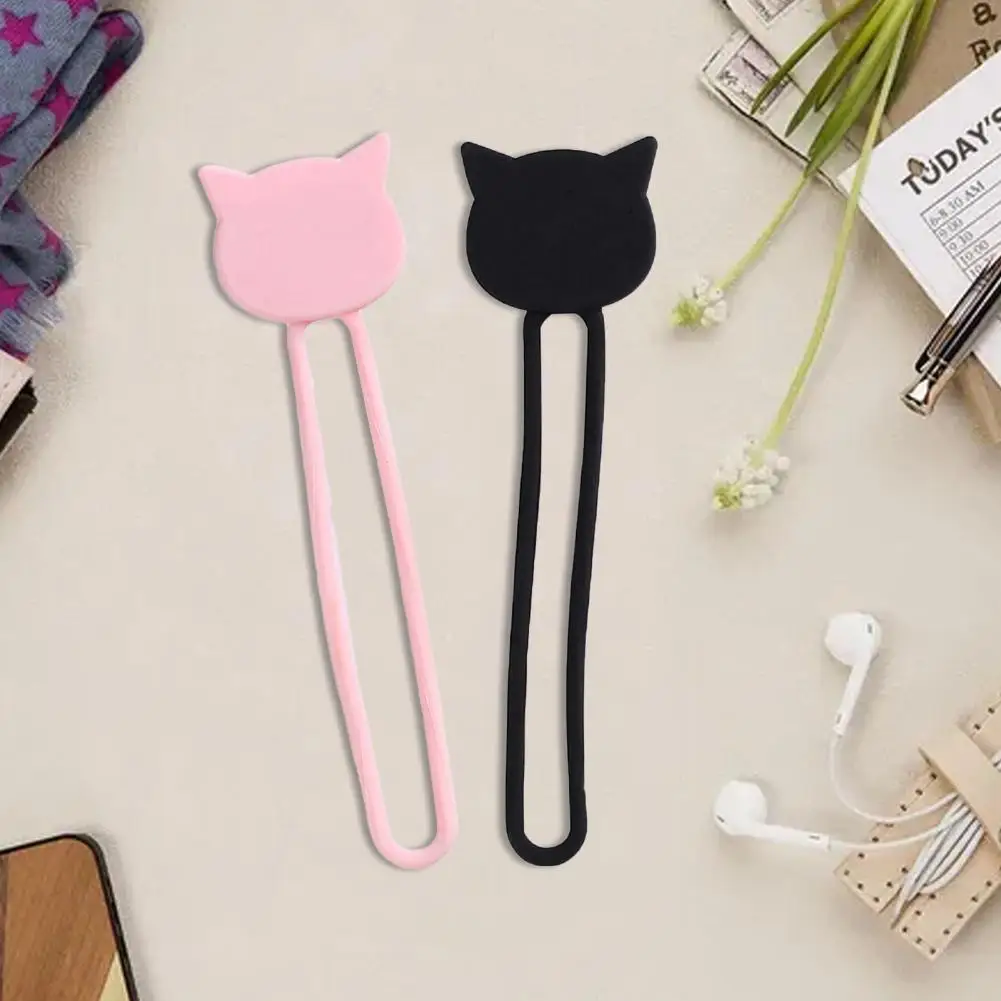 Cable Organizer Practical Cartoon Animal Shape Resilient USB Data Cable Winder   Cable Holder  for Desk