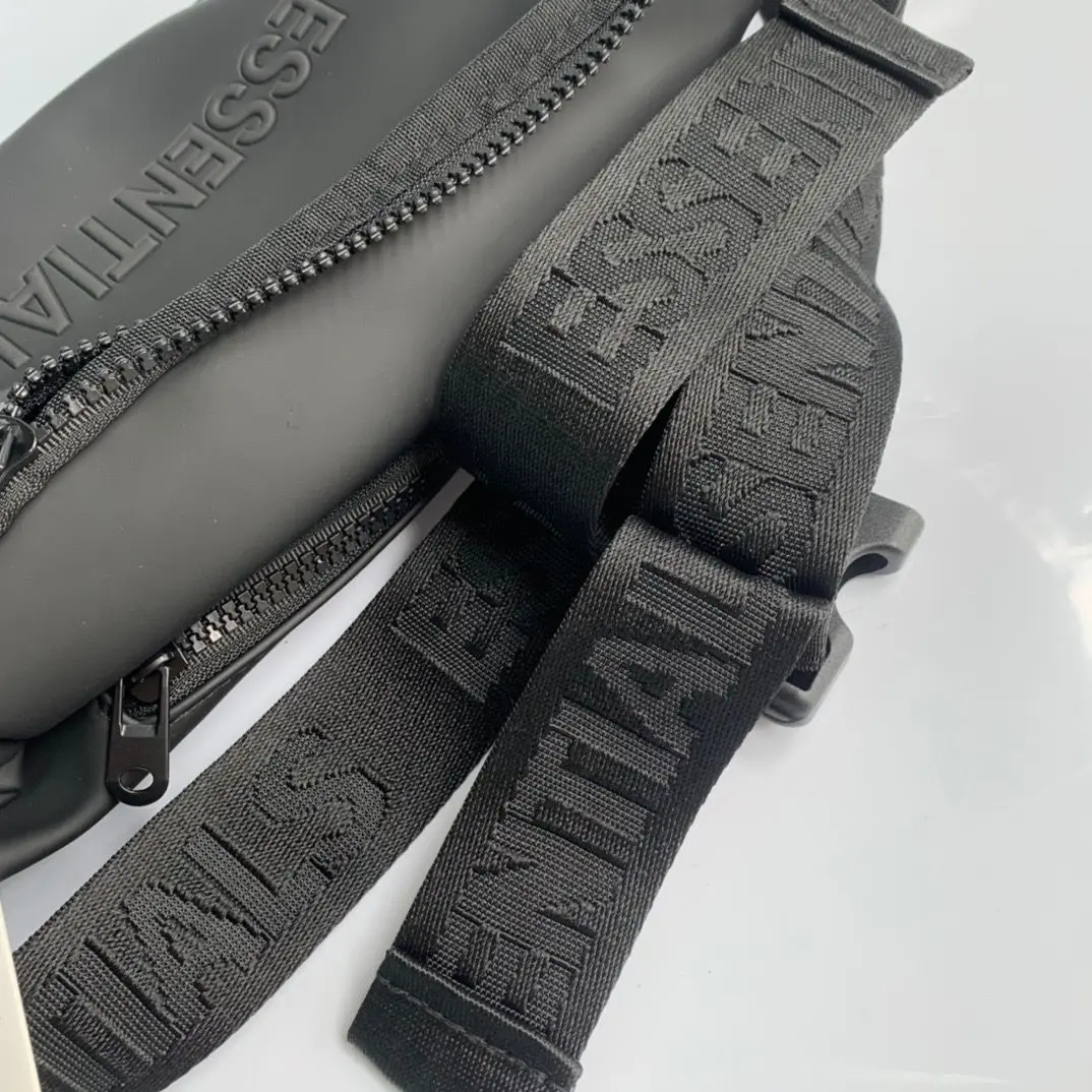 ESSENTIALS Fashion Waist Bag Men High Quality Pu Leather Street Trend Waterproof Casual Chest Pack Travel bag Unisex Belt Bag