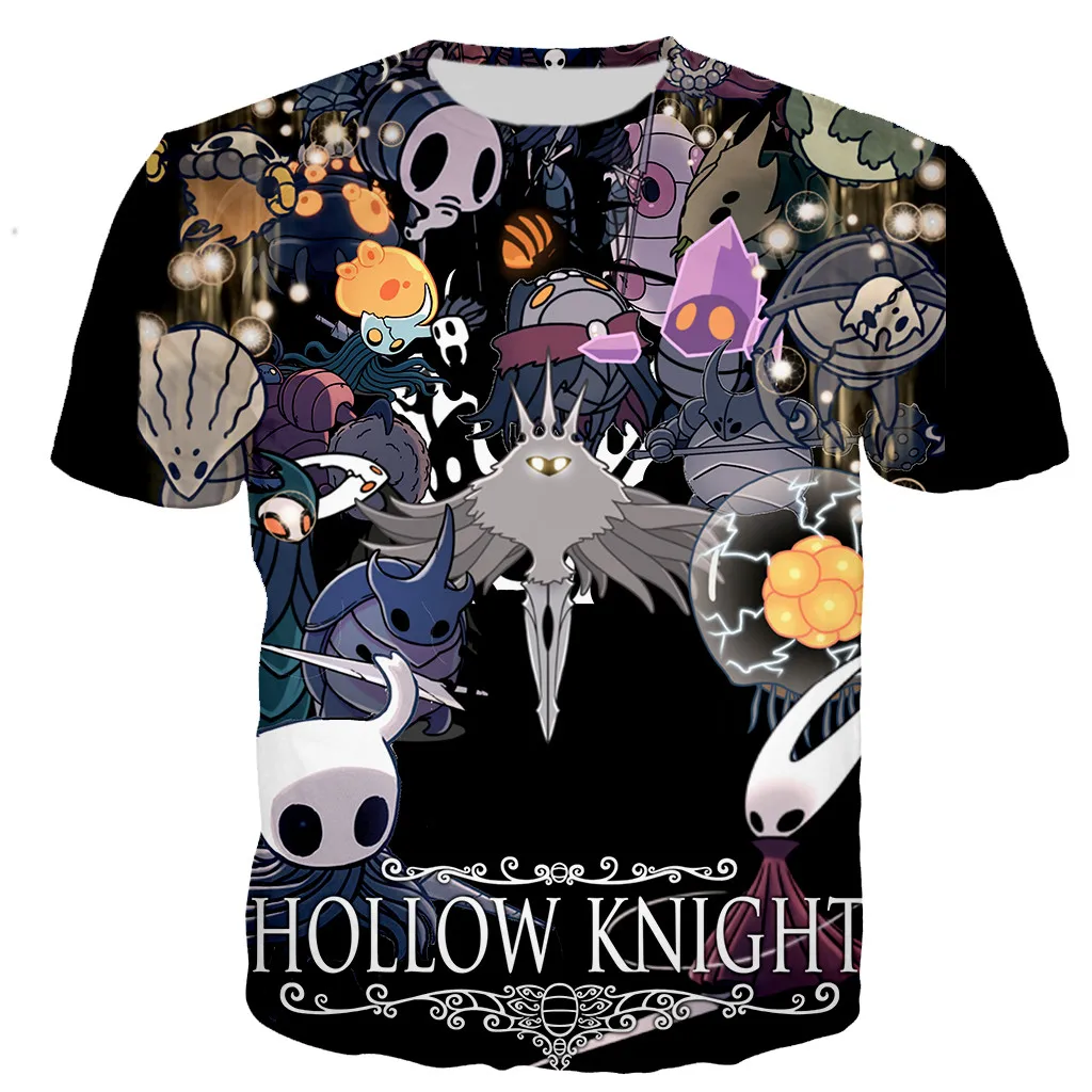 

Hollow Knight Graphic Art Men's Women's 3D Printed Tee Fashion Casual Animation Style Short Sleeve Crew Neck Streetwear6xl