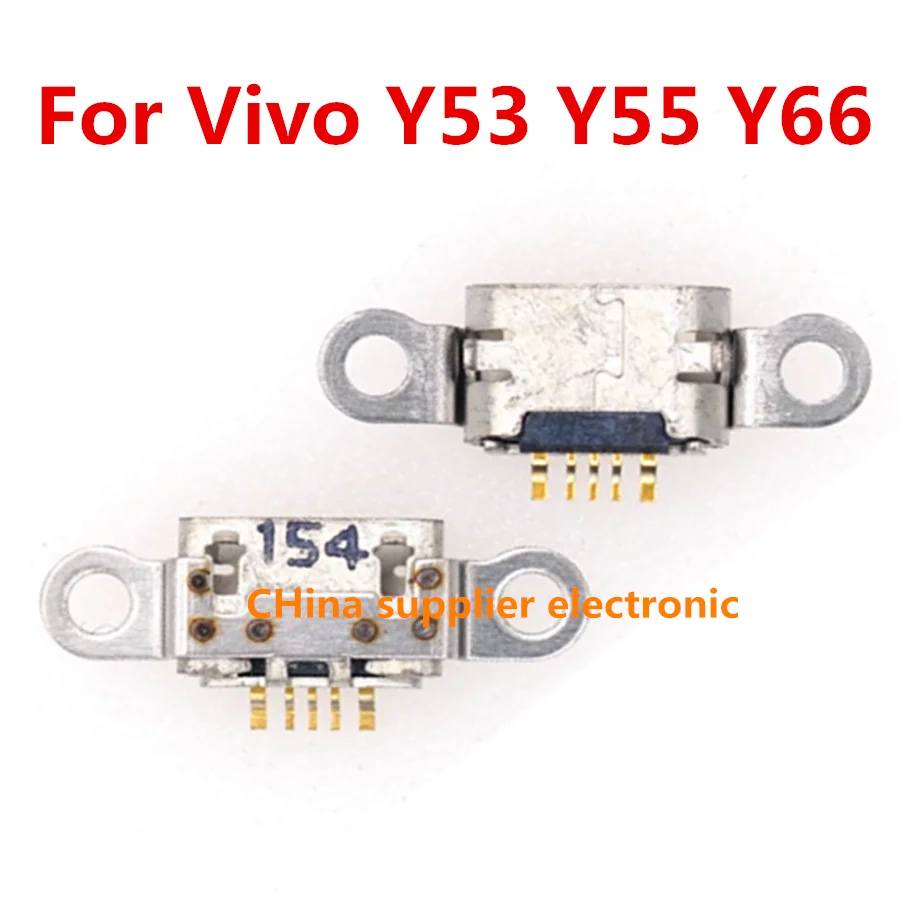 10 шт.-200 шт. USB разъем для зарядки док-станции Разъем Vivo Y53 Y55 Y66