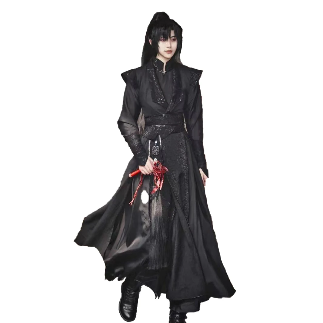 Классические винтажные готические комплекты черный мужской Карнавальный костюм