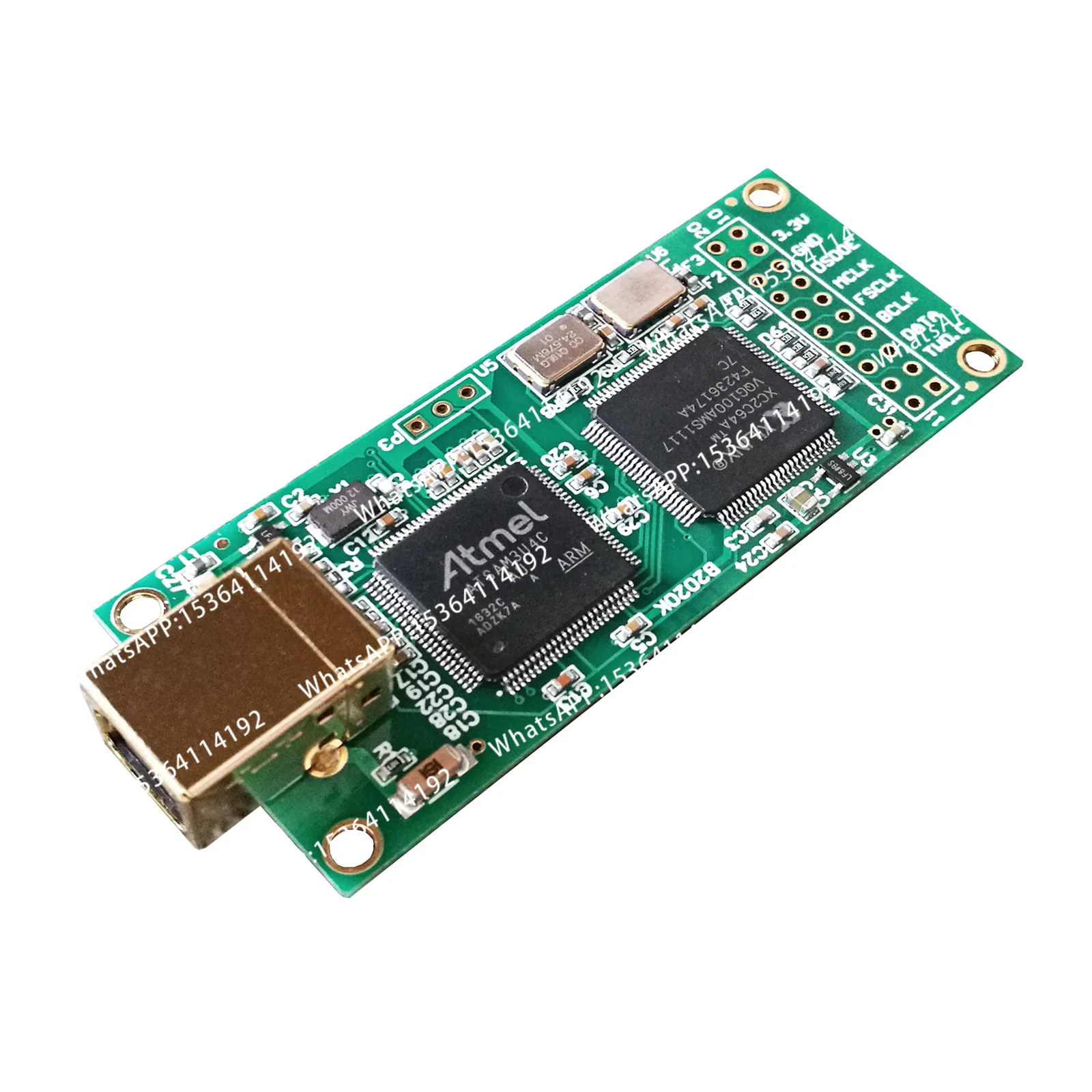 Фото Цифровой USB-интерфейс совместим с Amanero и XMOS и может преобразовывать сигнал с фемтосекундного формата DSD в формат I2S. №1