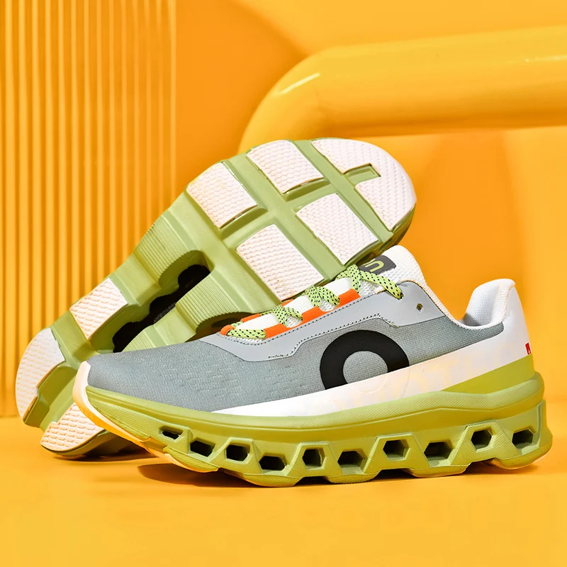 

2024 New men running shoes full hand carbon plate breathable light anti-slip wear professional running race training shoes 39-45